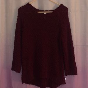 Dark pink sweater